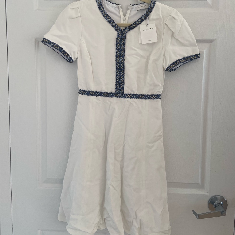 Sandro Brand New White Dress